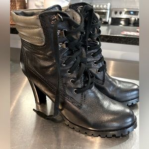 Stylish military boots